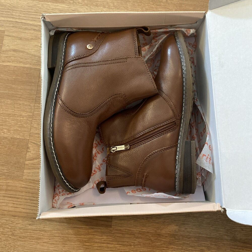 Easy Spirit Women's Juna Block Heel Casual Booties Brown Size 7 NIB - Picture 5 of 13